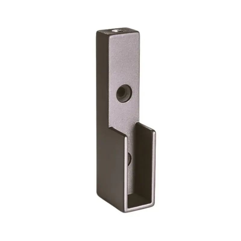 Supporto laterale VR206 Pamar, per Tubo rettangolare TJ3012 33x12 mm, Zama finitura Bronzo Opaco Shop Nu