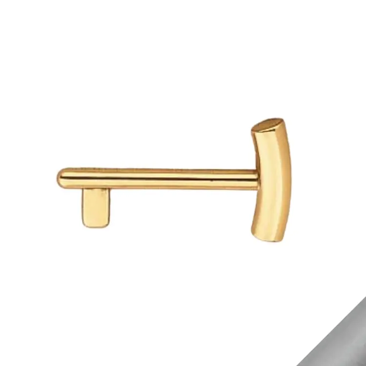 Chiave Tizianella F112 Olivari per serratura Patent, Ottone finitura Cromo Opaco Tijdelijk Beschikbaar
