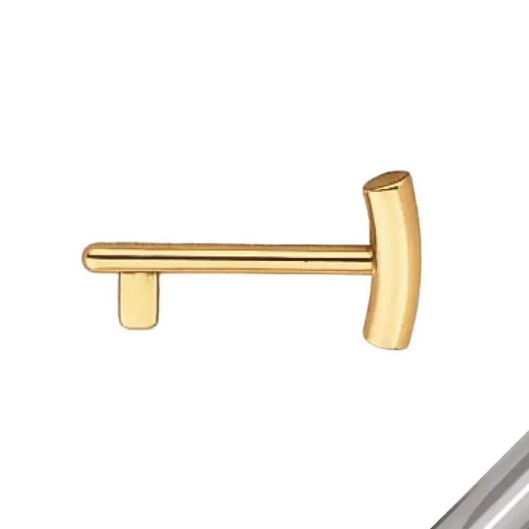 Favoriet Chiave Tizianella F112 Olivari per serratura Patent, Ottone finitura Cromo Lucido
