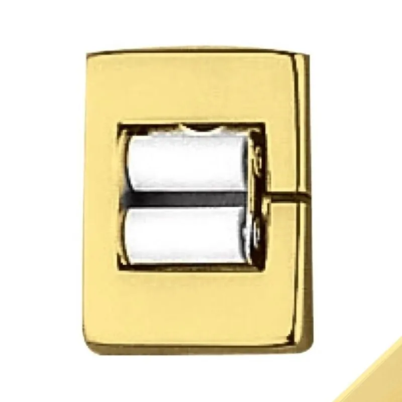 Coprirullino Dora U108 Olivari per avvolgibile, dimensioni 50x67 mm, foro 32x34 mm, Ottone finitura Oro Satinato Snelle Levering