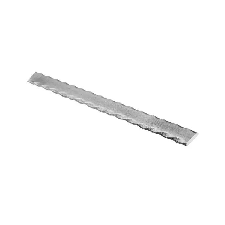 Nieuw Corrimano scala 1838/2 India, sezione 40x8 mm, lunghezza 3000 mm, materiale Ferro Battuto