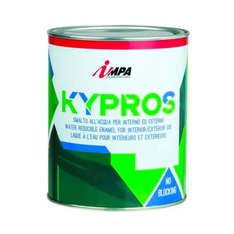 Koop Vandaag Smalto ad acqua Impa per interno e esterno, barattolo 0,75 L, colore Bianco Satinato