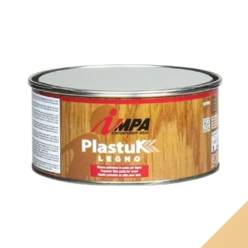 Goedkoop Stucco poliestere Impa per legno, in pasta bicomponente, barattolo 1,03 Kg, colore Douglas