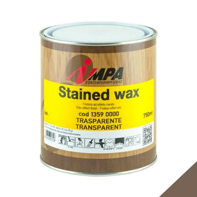 Impregnante tixotropico Impa per legno, base solvente, barattolo 0,75 L, colore Noce Scuro filtri UV Goedkoop