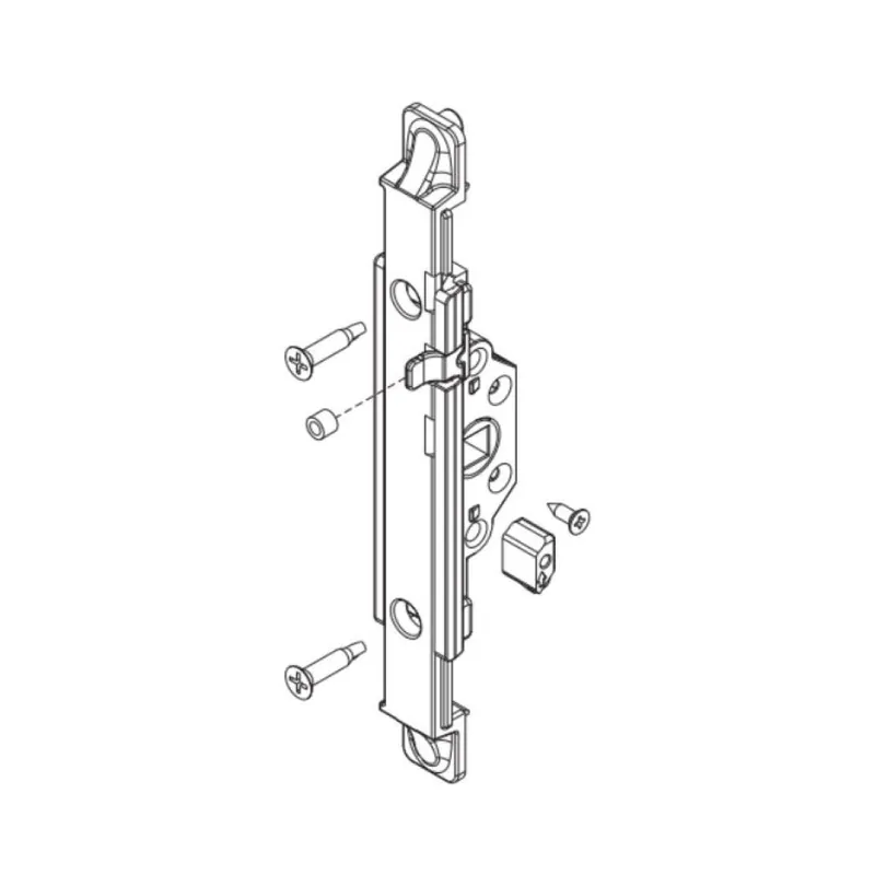 Movimento monodirezionale M180 Giesse 00949 per profilo GACS, lunghezza 163,7 mm, materiale Alluminio Flitsaanbieding