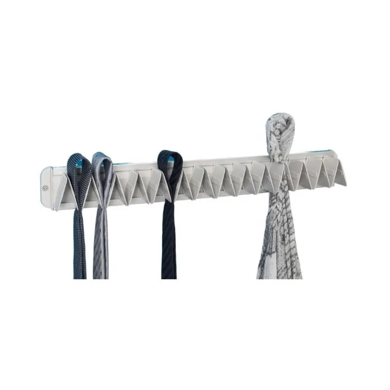 Portacravatte fisso 141/A Ambos per armadio, lunghezza 450 mm, altezza 55 mm, Alluminio finitura Argento Beperkte Voorraad