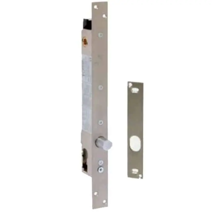 Exclusieve Aanbieding Elettropistone da incasso 25808 Opera, entrata 30 mm, versione con quadro maniglia e riarmo automatico, finitura Acciaio Inox