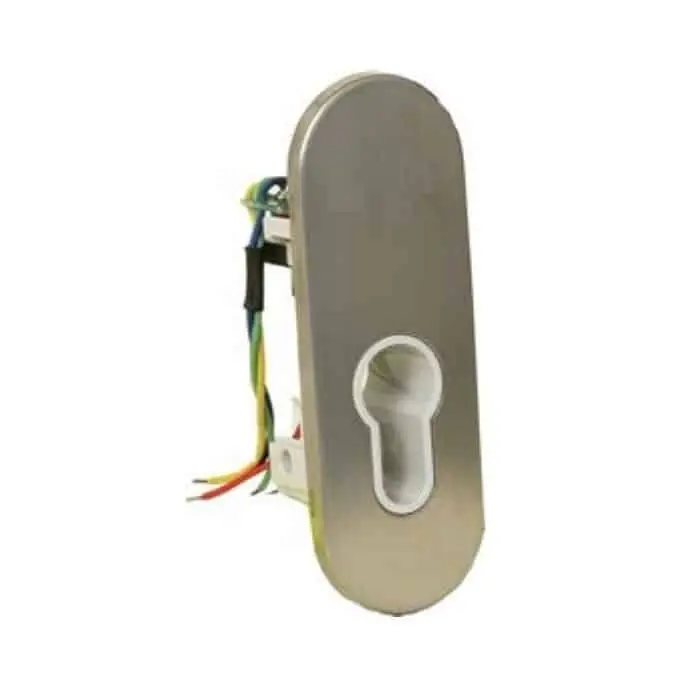 Express Levering Supporto con microinterruttore per cilindro 55040 Opera, frontale in Acciaio Inox