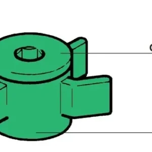 Merkproduct Distanziatori regolabile Rapid Block Serie 45 145.07 Proni, materiale nylon