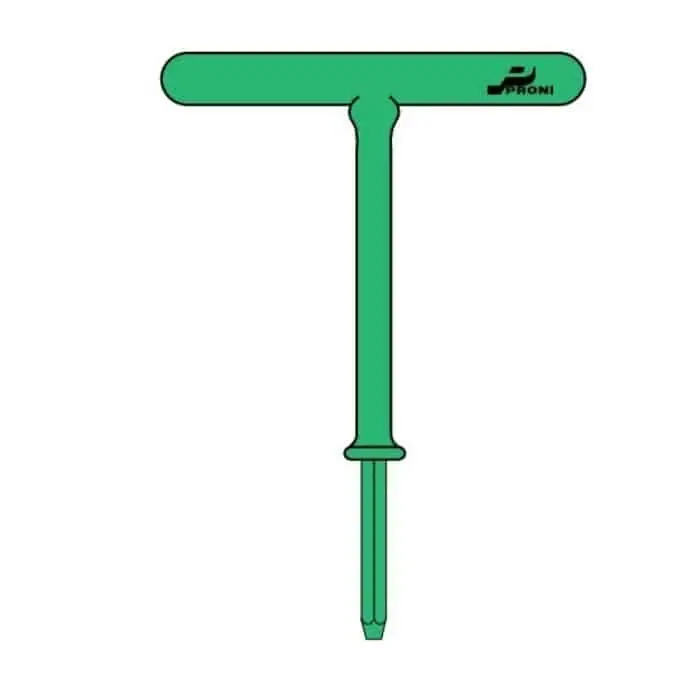 Chiave a T esagonale per distanziatore Rapid Block Z/P, diametro 6 mm, lunghezza 190 mm Beste Prijs