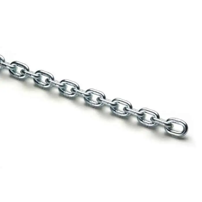 Beperkt Aanbod Catena Genovese N. 19 diametro 4 mm, C02040EZ Rigamonti, UNI EN ISO 2081, finitura Zincata Elettrolitica