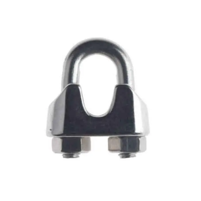 Nieuw Morsetto a cavallotto 5/16 pollice, diametro 8 mm, D41516PZ Rigamonti, finitura Zincato elettrolitico