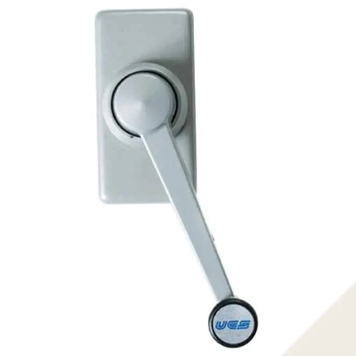 Superprijs Comando mini Ultraflex, per meccanismo di apertura serramento, dimensioni 90x45 mm, finitura Bianco