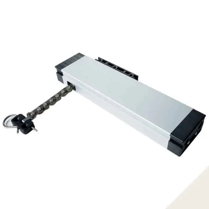 Meccanismo a catena Ultraflex, per apertura vasistas e sporgere, corsa 250 mm, finitura Bianco Nu Kopen