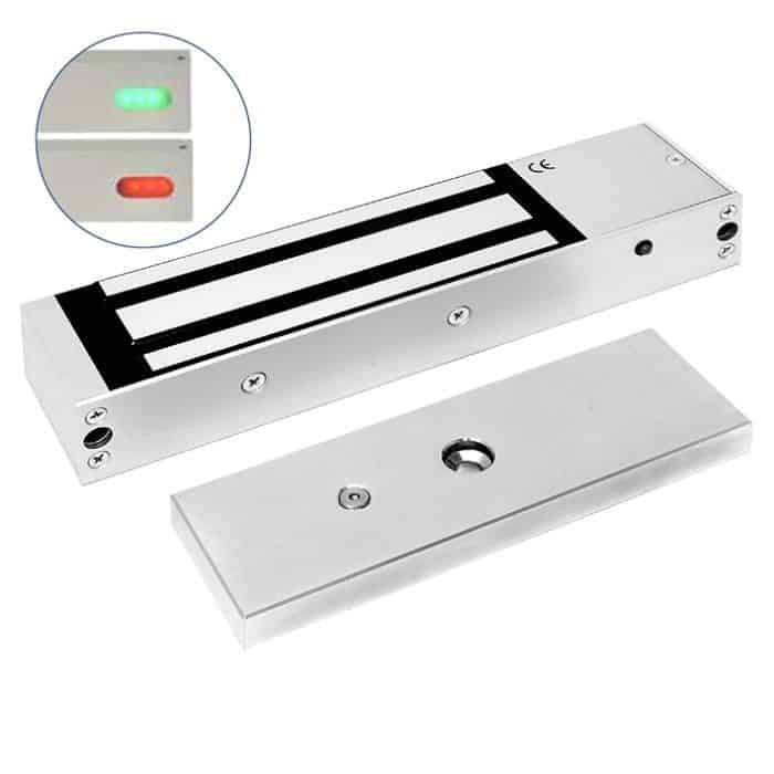 Fabrieksprijs Elettromagnete Maxi 13100TD Opera, forza Kg. 600, versione da applicare con sensore led, finitura Alluminio Anodizzato