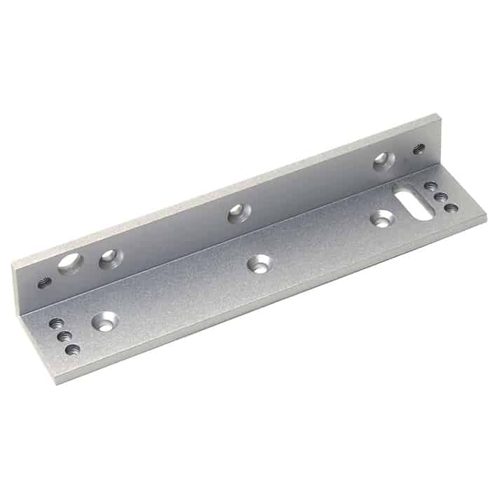 Superprijs Staffa di montaggio ad L per elettromagnete Micro 03500 Opera, versione da applicare, finitura Alluminio Anodizzato