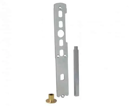 Nu Kopen Sottopiastra 0042806 Opera per adattabilità elettromaniglia Iseo, Ouverture interasse 72 mm, finitura Zincato