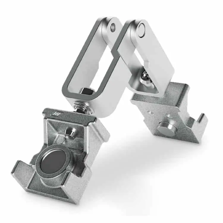Squadretta di giunzione angolare K2 R40 0920.10-20, larghezza 40,80 mm, altezza 9,80 mm, materiale Alluminio Veilige Betaling