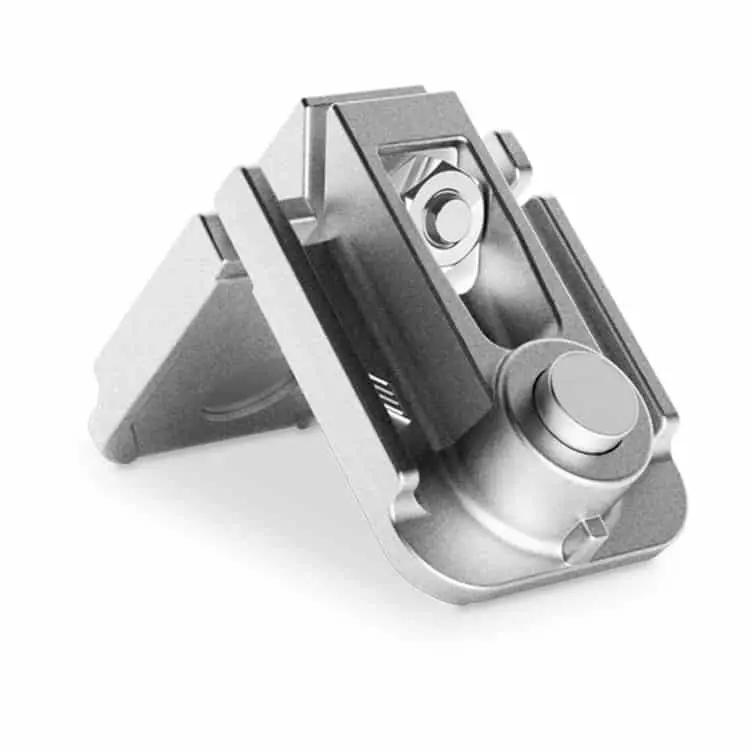 Gecertificeerd Squadretta di giunzione angolare con pulsanti Montebianco 0409F-250, larghezza 28,50 mm, altezza 14,50 mm, materiale Alluminio