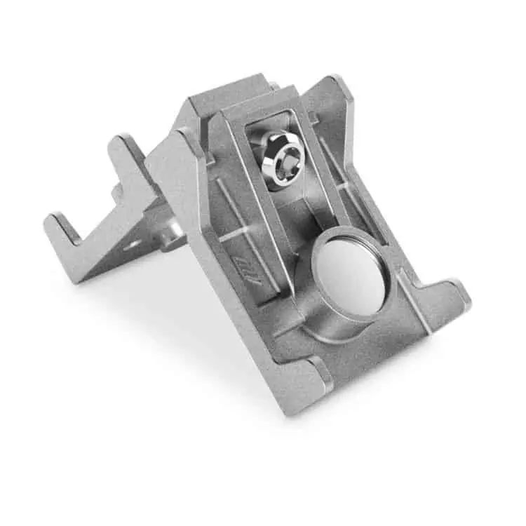 Korting Squadretta di giunzione angolare con pulsanti Everest 0200-250, larghezza 35,90 mm, altezza 13,80 mm, materiale Alluminio