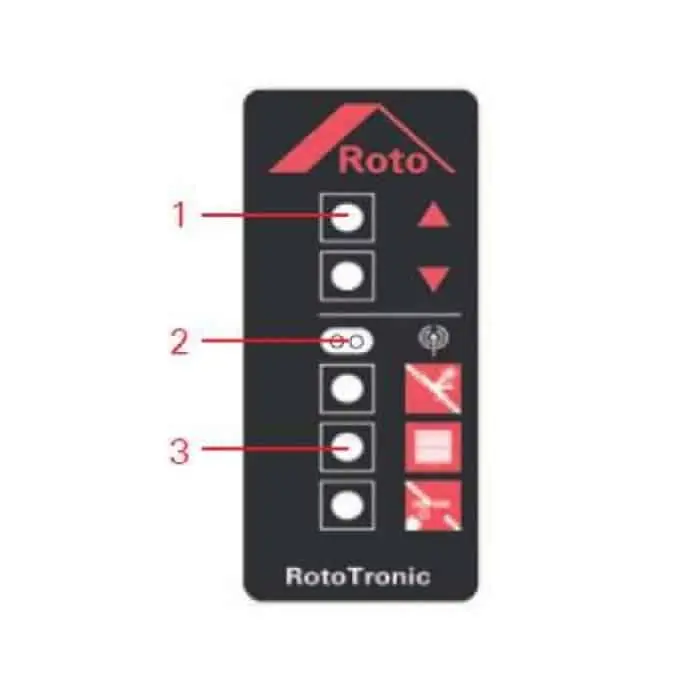 Uitverkoop Comando Roto per finestra singola WDT WTT Tronic da tetto, per messa in opera