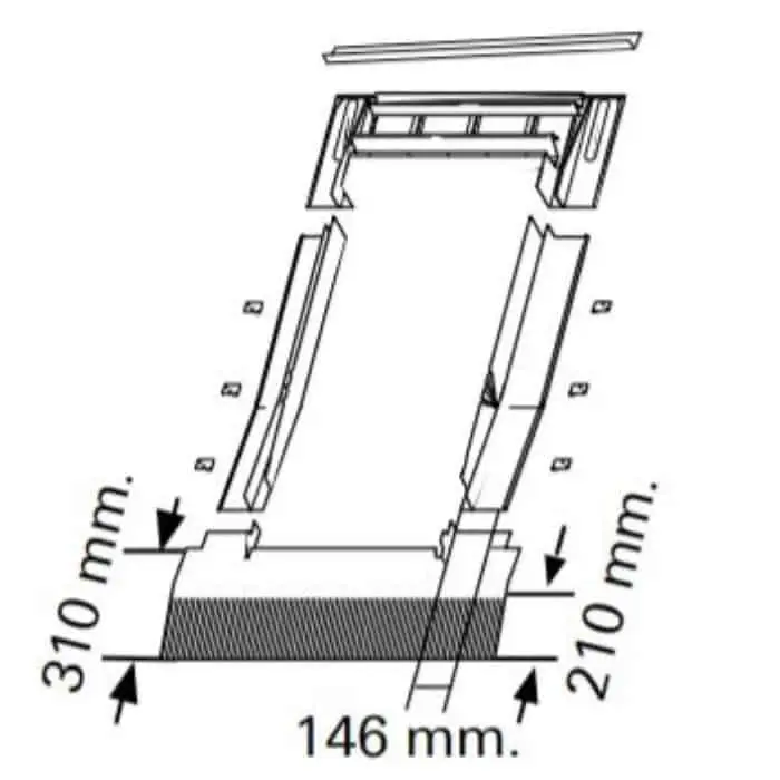 Scossalina standard EDR MUN Roto per finestra singola Designo RX 1x1 da tetto, isolamento termico WD, telaio 94x98 cm, finitura Antracite Gecertificeerd