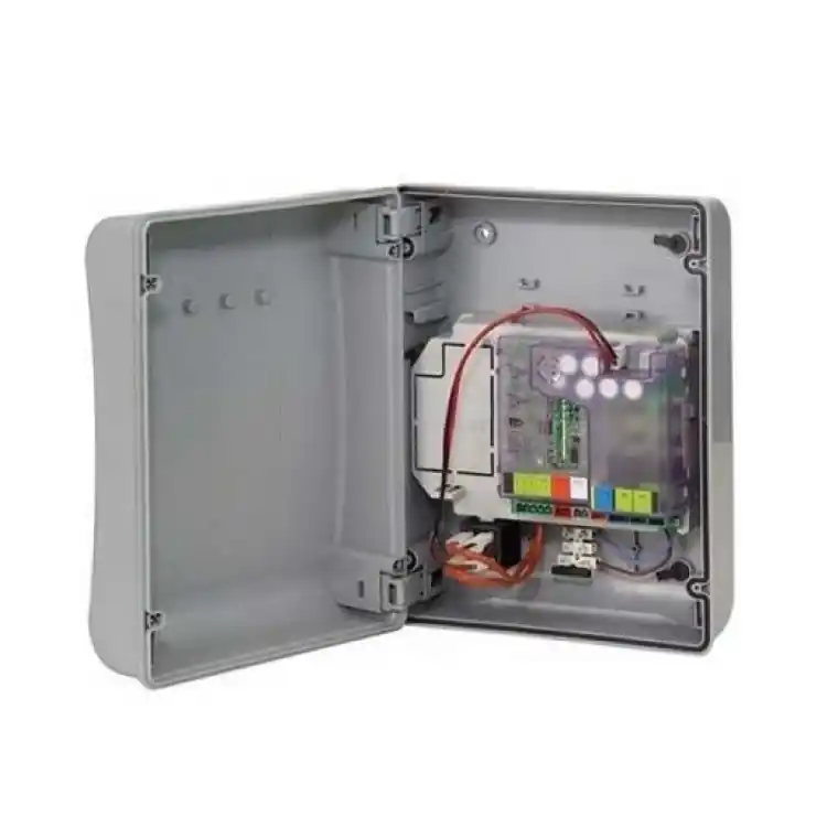 Finale Uitverkoop Scheda elettronica E024S FAAC con contenitore, per attuatore battente 24 V, programmazione con pulsanti