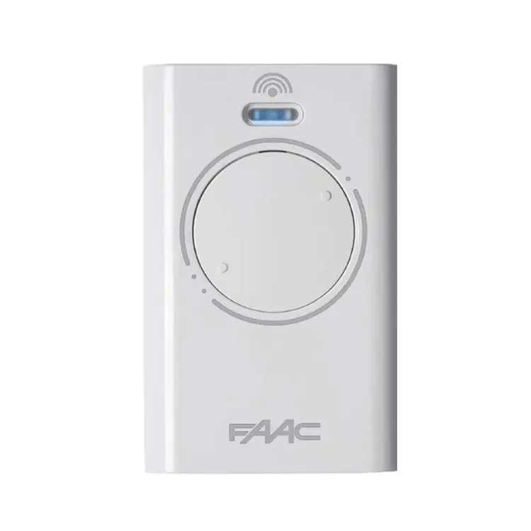 Sistema radiocomando XT4 433 SLH LR FAAC, trasmittente 4 canali, finitura Bianco Op = Op