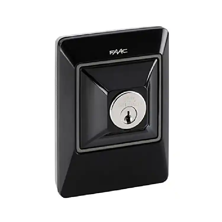 Lage Kosten Pulsante a 1 chiave e di comando XK10 B FAAC Green, per parete o colonnina, per automazione cancello