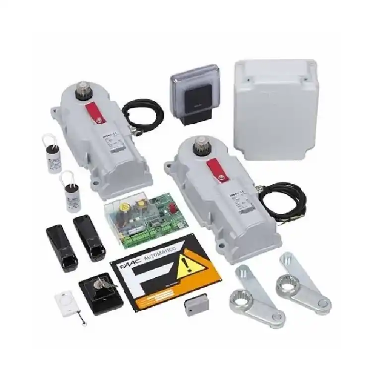 Lage Kosten Kit automazione elettromeccanica Power FAAC interrata, per cancello battente larghezza 2000 mm, potenza 230 V