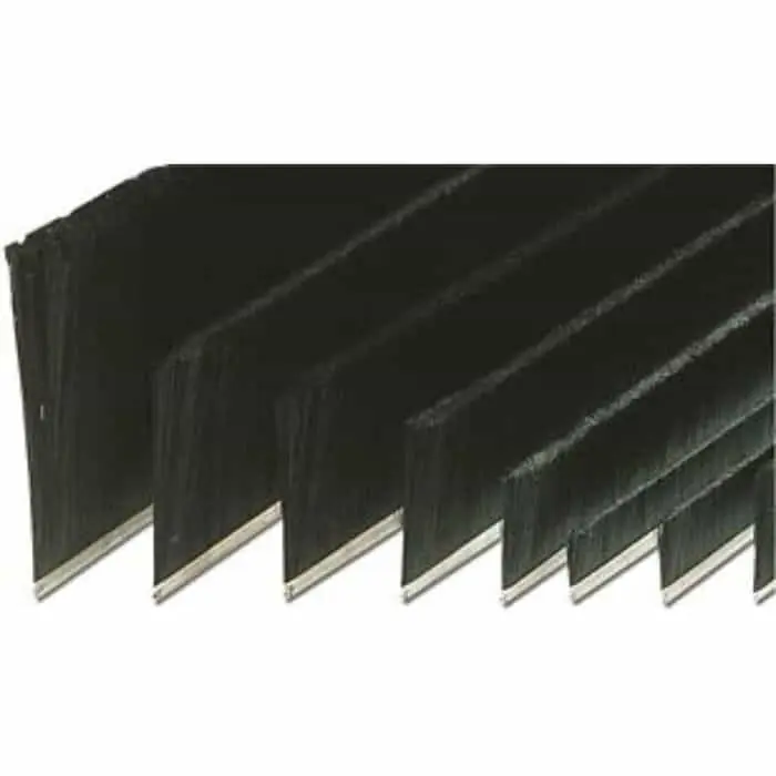 Spazzola lineare Strip per portoni altezza 100 mm, 5-1126 Sit , materiale filamento liscio di polipropilene in barre da 2500 mm, finitura Nero Lage Kosten