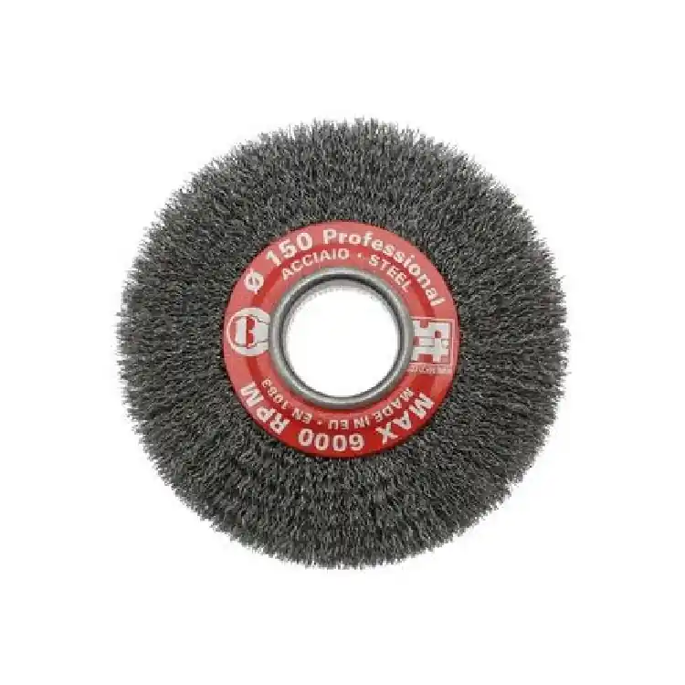 Veilige Betaling Spazzola circolare 4153 060 Sit per mola, dimensioni 27x150 mm, filo 0,35 mm in Acciaio