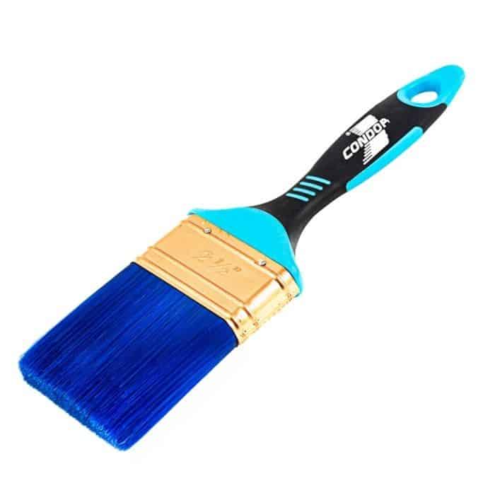 Pennellessa Acqua Tek blu, manico in gomma soft touch, setola sintetica Krex blu, ghiera in rame, misura 1 Seizoensaanbieding