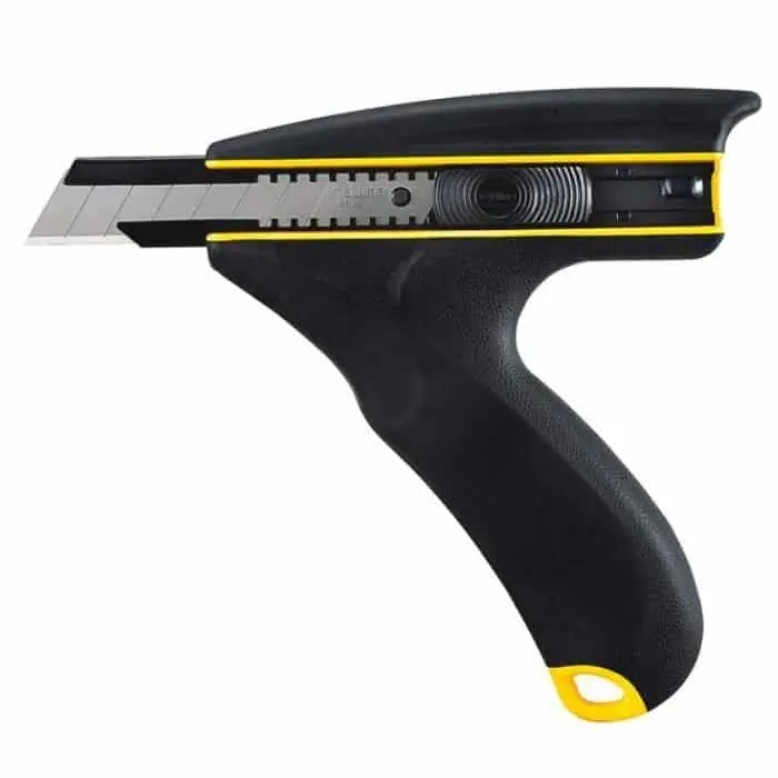Cutter con lama larghezza 22 mm, TDC690 Tajima con rotella autobloccante, corpo in materiale sintetico rigido, gomma morbida Koopje