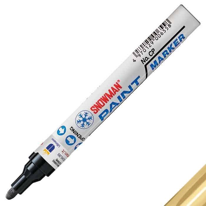 Fabrieksprijs Pennarello Snowman Paint Market P216, punta standard da 4,5 mm, finitura Oro