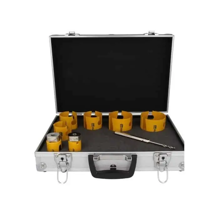 Set 6 seghe a tazza Multipurpose Proft, diametro 35-80 mm, denti in metallo duro, adattatore integrato Snelle Levering