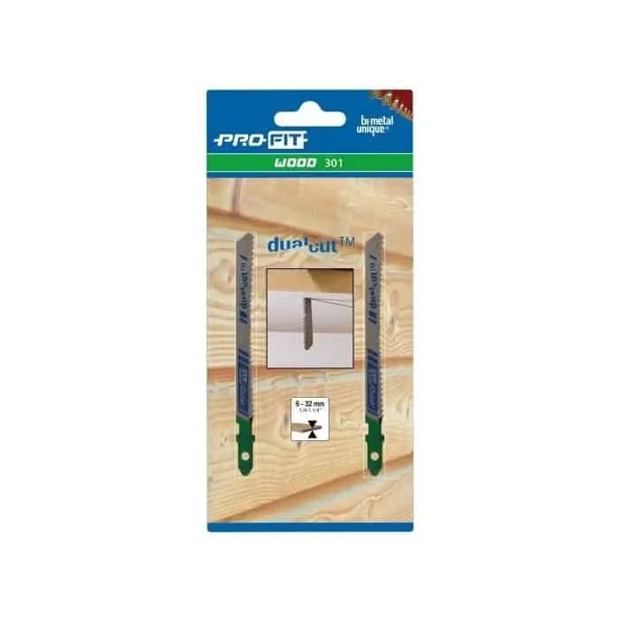 Betaalbaar Confezione 5 lame a seghetto Profit 301 per legno, bidirezionale, spessore 1,5 mm, lunghezza 100 mm