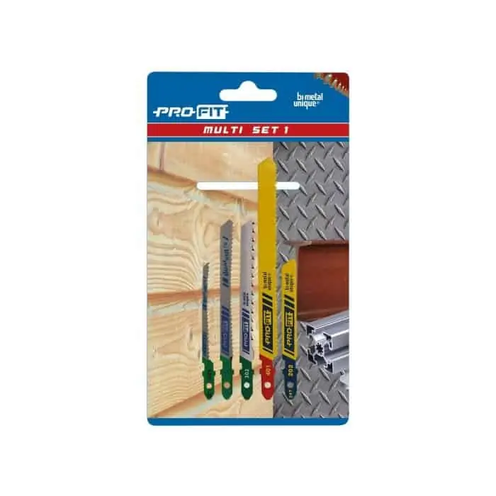 Set multilama Profit SET01 per Metallo e Legno, lunghezza 75-125 mm, attacco universale Gecertificeerd