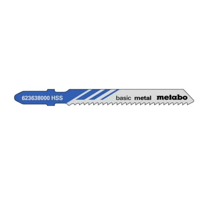 Confezione 5 lame a seghetto Metabo Basic metal fresata/ondulata, per metalli, dimensioni 51x1 mm Betrouwbaar