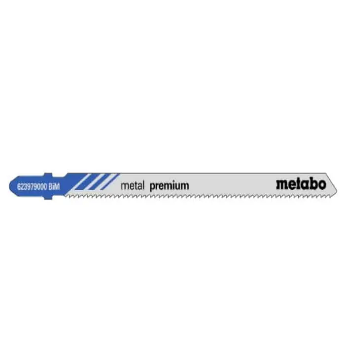 Betaalbaar Confezione 5 lame a seghetto Metabo Metal premium fresata/ondulata, per metalli, dimensioni 106x1 mm