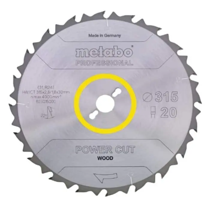 Populair Disco circolare Metabo per legno, impiego su sega circolare, diametro 250 mm, materiale Metallo Duro