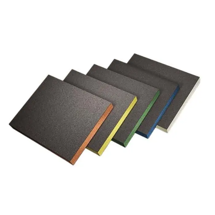 Spugna abrasiva Sia Biffignardi Siasponge Felx Pad, per legno e vernici, dimensioni 98x120 mm, grana 60, colore arancione Direct Verzonden