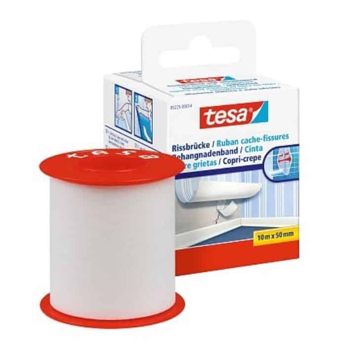 Nastro Adesivo Copri Crepe Tesa 05225-00014-02 Bianco, lunghezza 10 mt, 50 mm Tijdelijk Beschikbaar