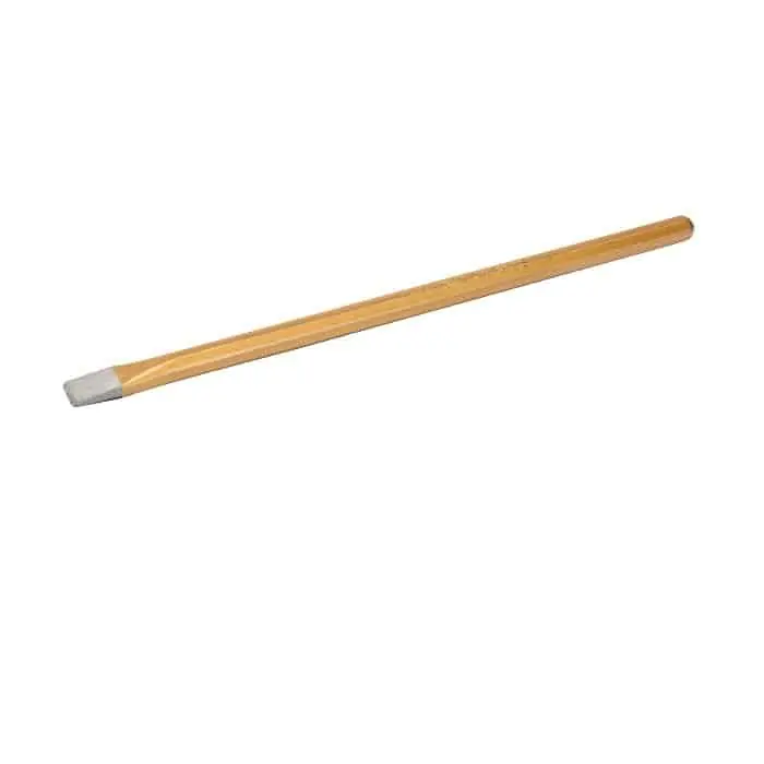 Scalpello Bahco muratore, codolo ottagonale 18 mm, lunghezza 300 mm, punta 26 mm, finitura ramata Laccata Tijdelijk Beschikbaar