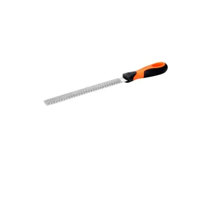 Goedkoop Raspa Bahco mezzotonda impugnatura ERGO, taglio medio, lunghezza 250 mm, spessore 28 mm, altezza lama 7 mm, zigrinatura 12