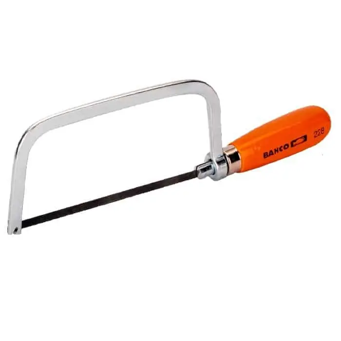 Mini archetto Bahco, telaio profilato in acciaio 150 mm, lunghezza prodotto 270 mm, altezza prodotto 60 mm Snelle Levering
