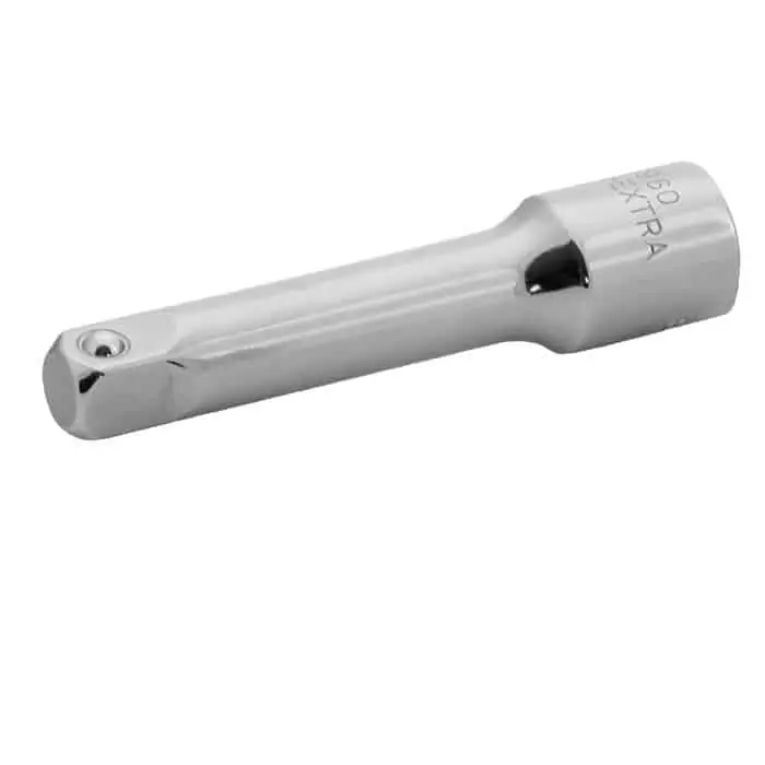 Alleen Vandaag Prolunga Bahco 1/4, attacco quadro, lunghezza 101 mm, diametro maggiore 12 mm, diametro minore 8 mm, finitura Lucida