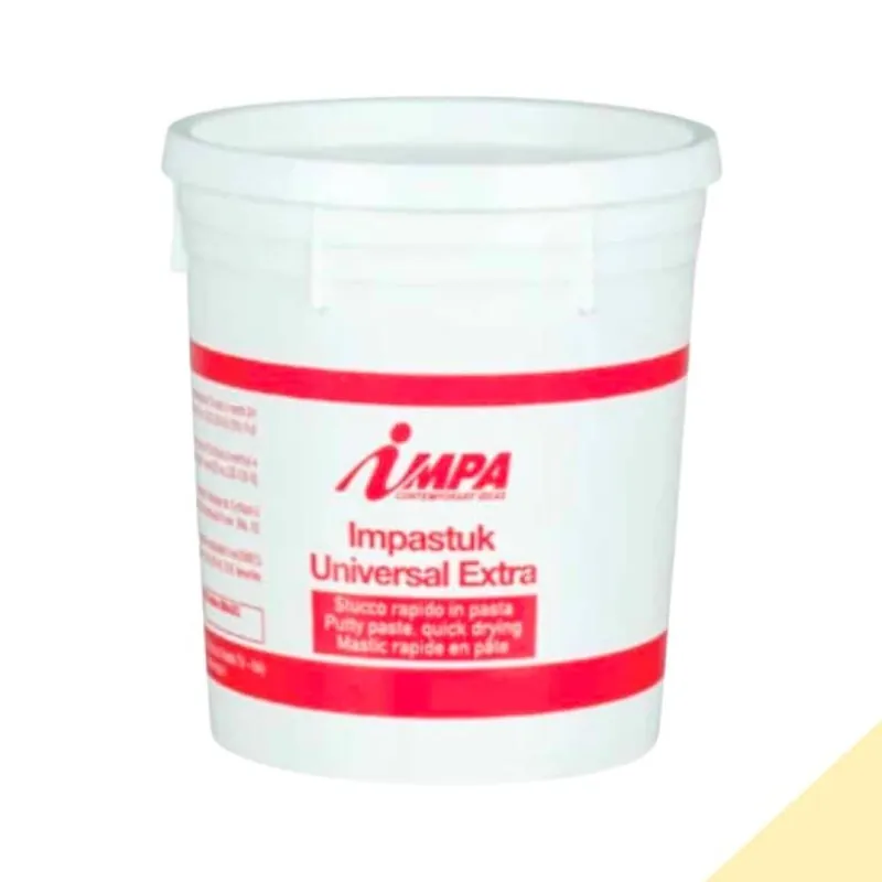 Stucco rapido Impa per legno, in pasta base acqua, barattolo da 1 Kg, colore Abete Uitverkoop