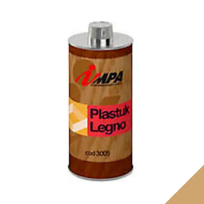 Stucco poliestere Impa per legno, in pasta bicomponente, cartuccia 1,445 Kg, colore Rovere Premium