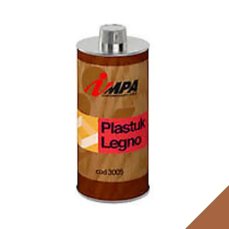 Shop Nu Stucco poliestere Impa per legno, in pasta bicomponente, cartuccia 1,445 Kg, colore Mogano